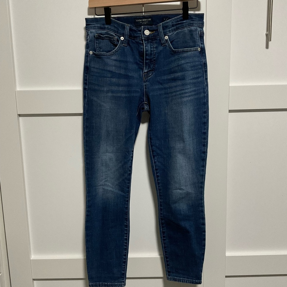 Lucky Brand Dark Blue Ankle Jeans